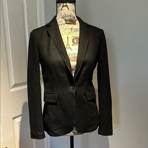 Rag & Bone Women's Black Wool Blazer Jacket — Black — Size 0